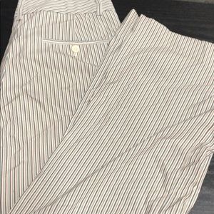 Express size 2 pinstriped dress paints